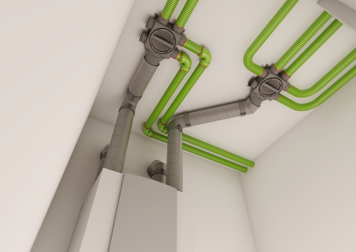 Insulated Mass Flow Ductwork