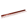 Eaves ventilation comb, Alu 60, red