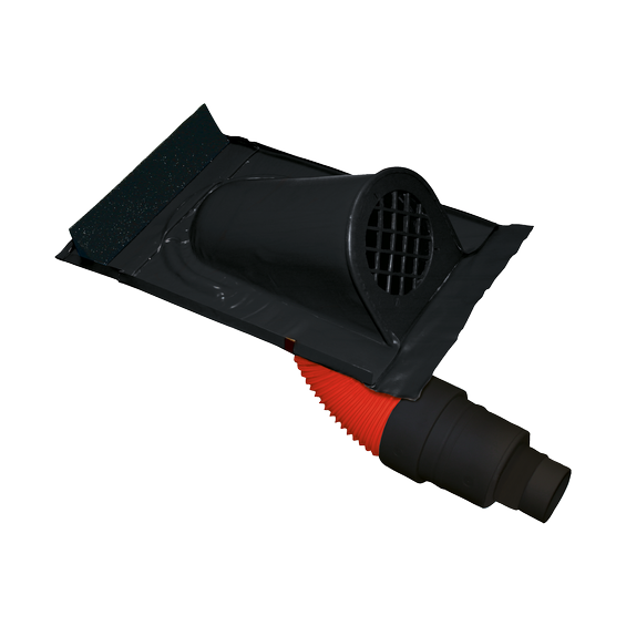 Metal-Vent sanitary ventilator black-gray