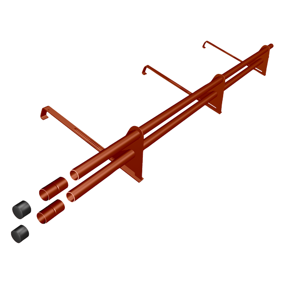 Snow Pipe Unit Uni-HD+ red