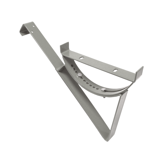 Galvanized flat running and climbing grid support