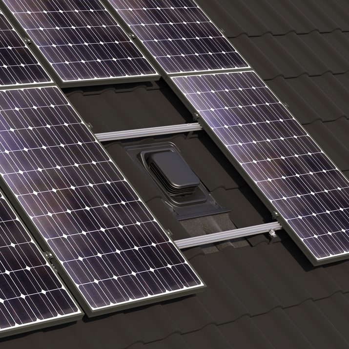 Ventilatie dakdoorvoer