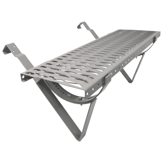 Cranked running rail unit 800, galvanized