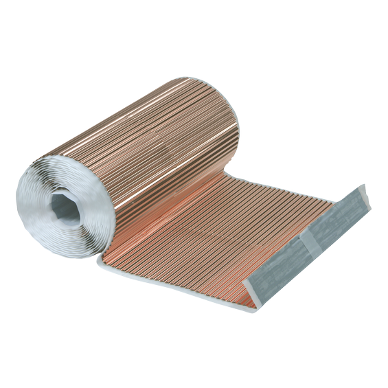 Flex Copper pleated 300mm x 5m