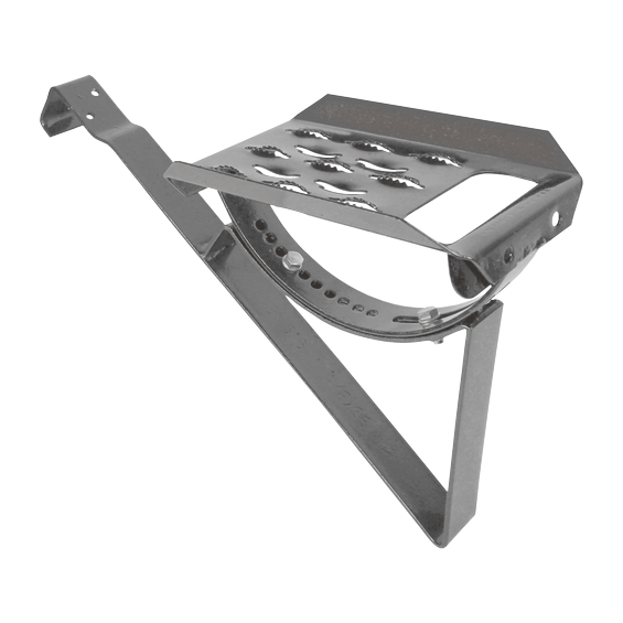 Single step, offset, galvanized